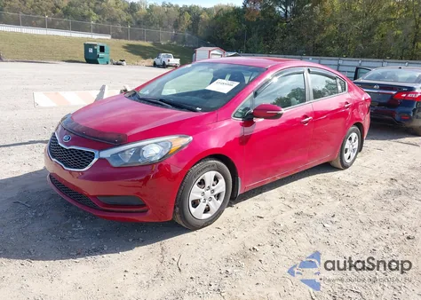 2016 Kia Forte Lx from USA, damaged, VIN KNAFX4A65G5521404